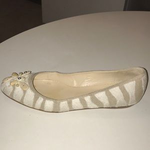 Oscar De La Renta Wedge Flats